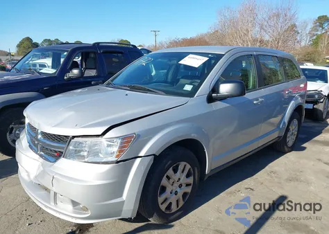 2014 Dodge Journey American Value Pkg z USA, uszkodzony, nr VIN 3C4PDCAB2ET301772